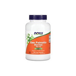 NOW Foods, Bayas de palma enana americana, 550 mg, 250 cápsulas vegetales
