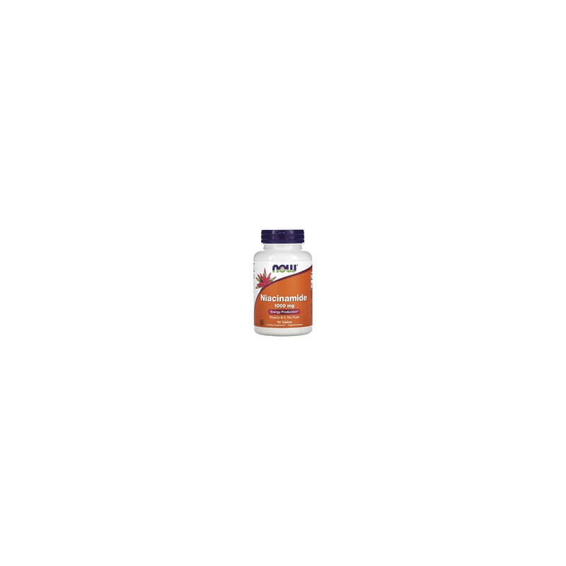NOW Foods, Niacinamida, 1000 mg, 90 comprimidos