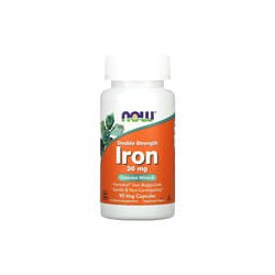 NOW Foods, Hierro, Doble acción, 36 mg, 90 cápsulas vegetarianas