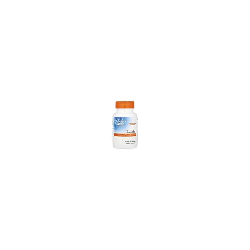 Doctor's Best, Luteína, 20 mg, 60 cápsulas blandas