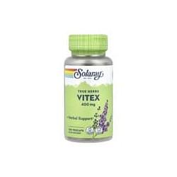 Solaray, Hierbas verdaderas, Sauzgatillo, 400 mg, 100 cápsulas vegetales
