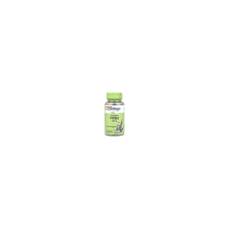 Solaray, Hierbas verdaderas, Sauzgatillo, 400 mg, 100 cápsulas vegetales