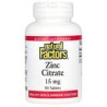 Natural Factors, Citrato de zinc, 15 mg, 90 comprimidos