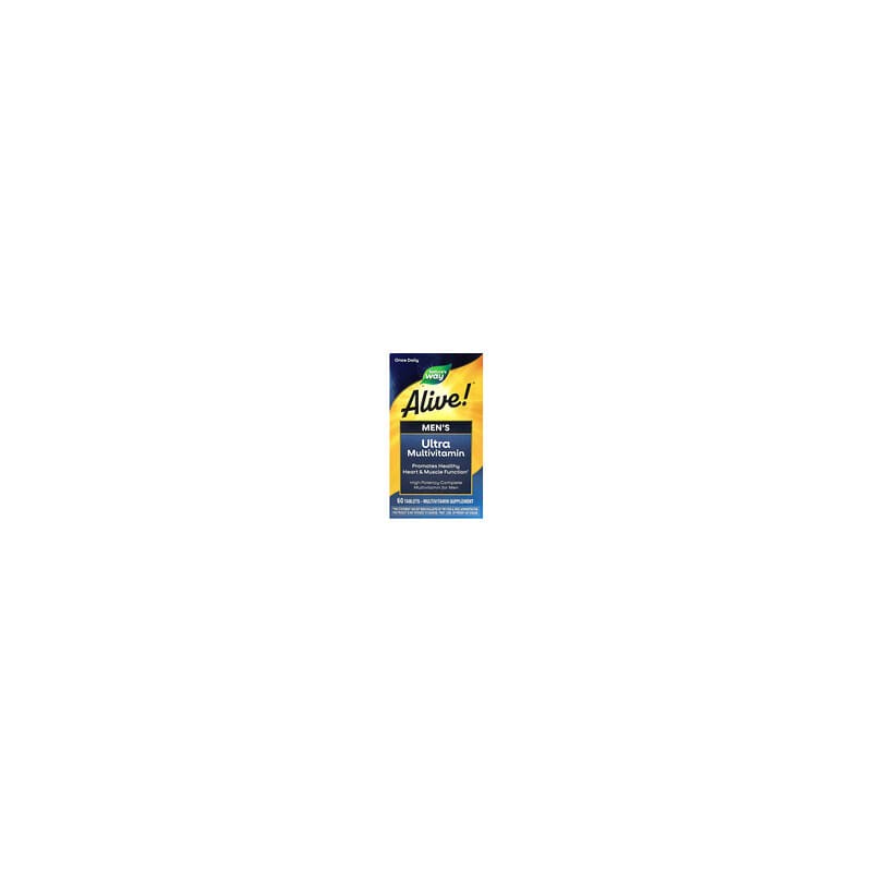 Nature's Way, Alive!, Suplemento ultramultivitamínico para hombres, 60 comprimidos