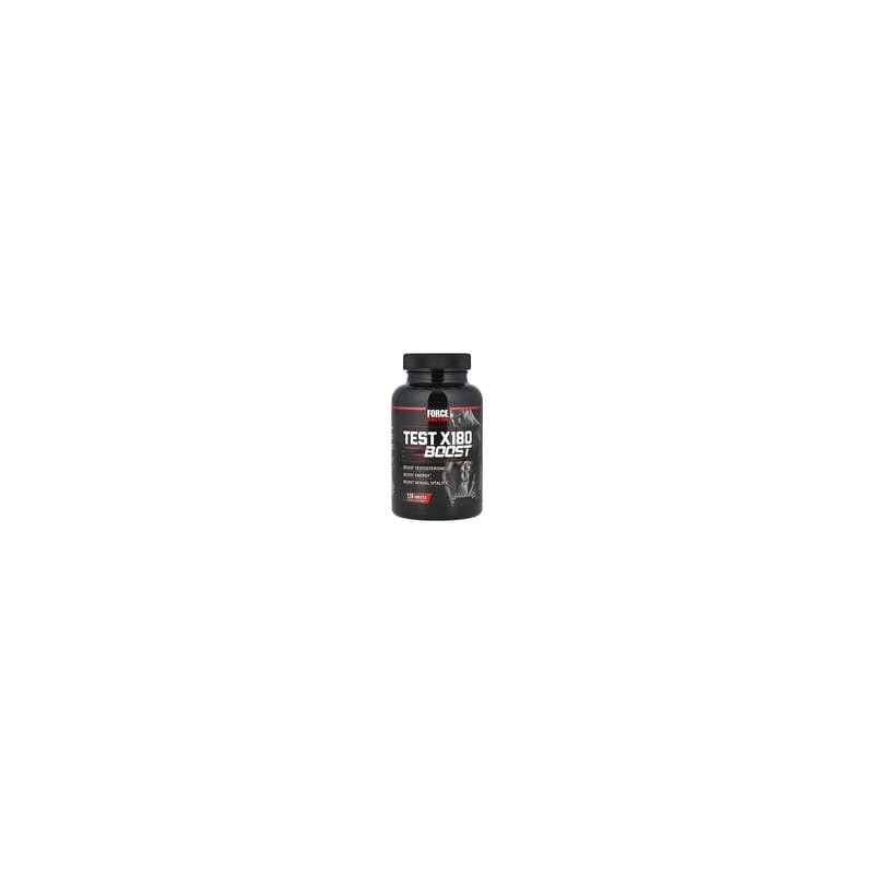 Force Factor, Test X180 Boost, Potenciador de la testosterona masculina, 120 comprimidos
