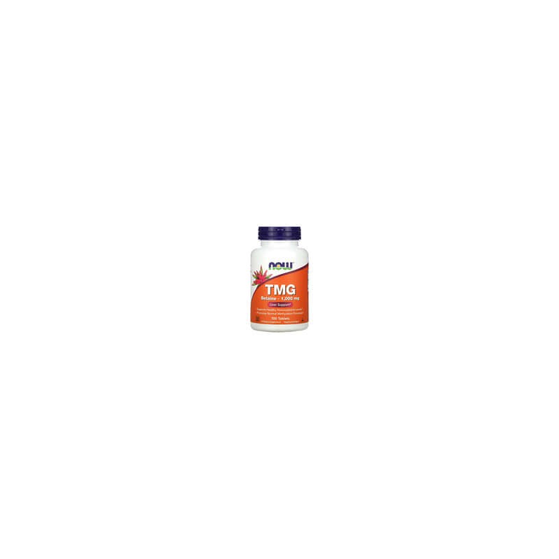 NOW Foods, TMG, Suplemento de refuerzo hepático, 1000 mg, 100 comprimidos