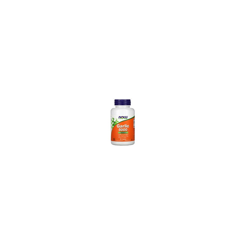 NOW Foods, Ajo 5000, Suplemento alimentario, 90 comprimidos