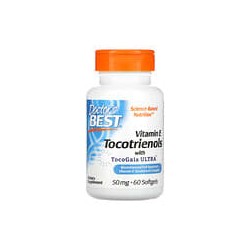 Doctor's Best, Tocotrienoles con EVNol SupraBio, 50 mg, 60 cápsulas blandas