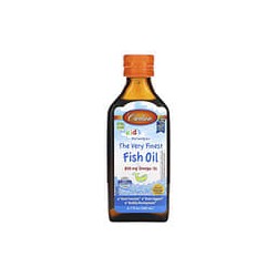 Carlson, Aceite de pescado noruego realmente superior para niños, Sabor natural a naranja, 200 ml (6,7 oz. líq.)
