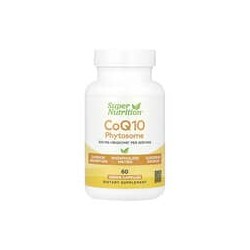 Super Nutrition, CoQ10 Phytosome, Fitosoma de CoQ10, 300 mg, 60 cápsulas vegetales