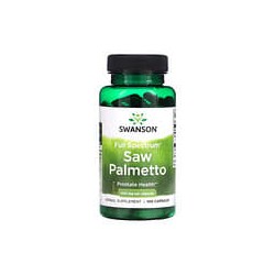 Swanson, Palma enana americana, 540 mg, 100 cápsulas
