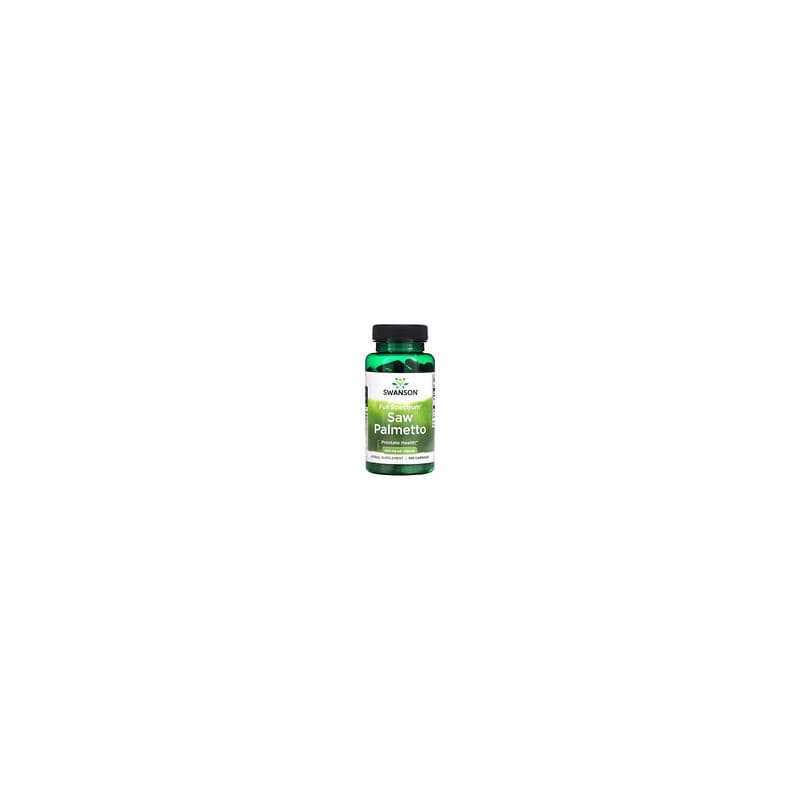 Swanson, Palma enana americana, 540 mg, 100 cápsulas