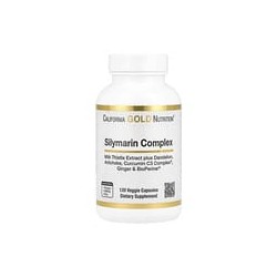 California Gold Nutrition, Complejo de silimarina, Con extracto de cardo mariano, diente de león, alcachofa, Curcumin C3 Complex