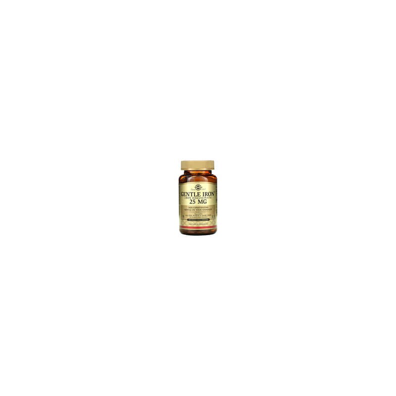 Solgar, Hierro suave, 25 mg, 180 cápsulas vegetales