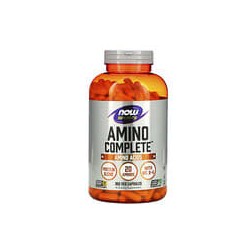 NOW Foods, Sports, Amino Complete, Suplemento de aminoácidos, 360 cápsulas vegetales