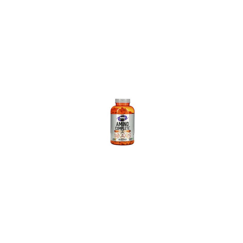 NOW Foods, Sports, Amino Complete, Suplemento de aminoácidos, 360 cápsulas vegetales