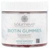 Solumeve, Gomitas con biotina, Sin gelatina, Fresa, 100 gomitas vegetales