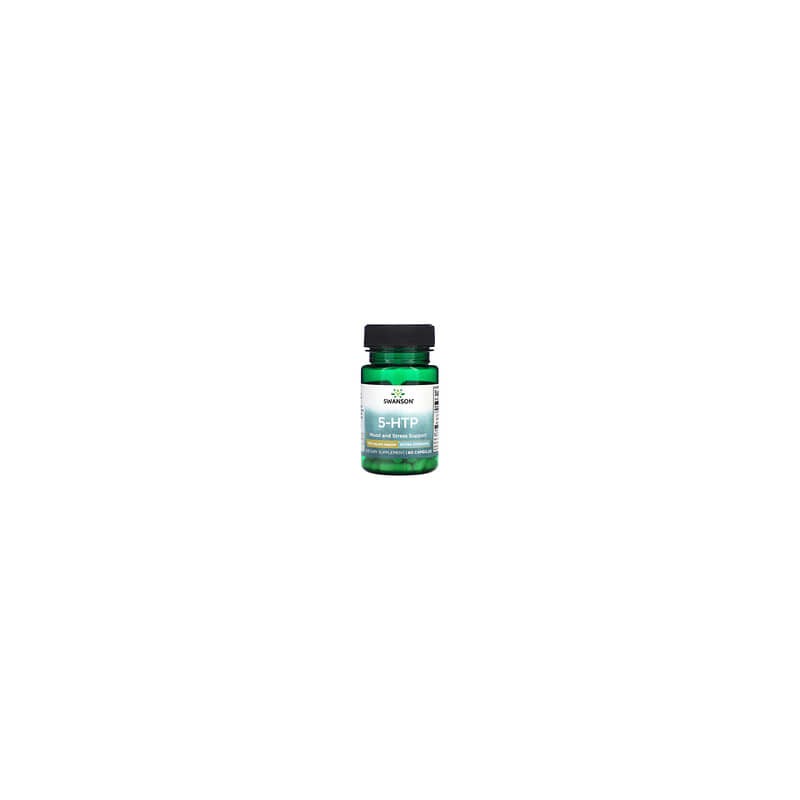 Swanson, 5-HTP, Concentración extra, 100 mg, 60 cápsulas