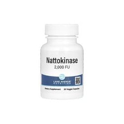 Lake Avenue Nutrition, Natoquinasa, Enzima proteolítica, 2000 UF, 30 cápsulas vegetales