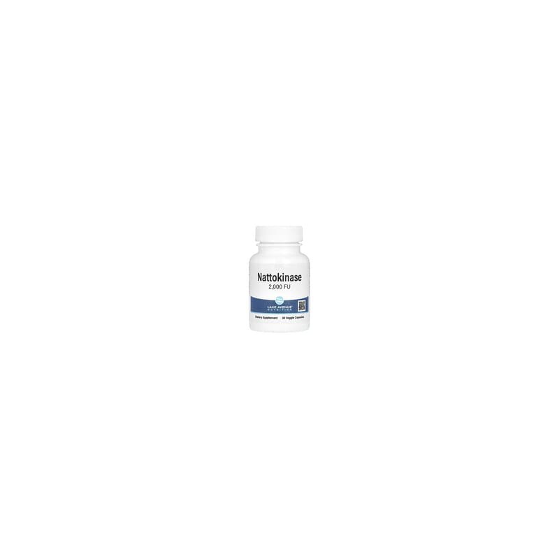Lake Avenue Nutrition, Natoquinasa, Enzima proteolítica, 2000 UF, 30 cápsulas vegetales