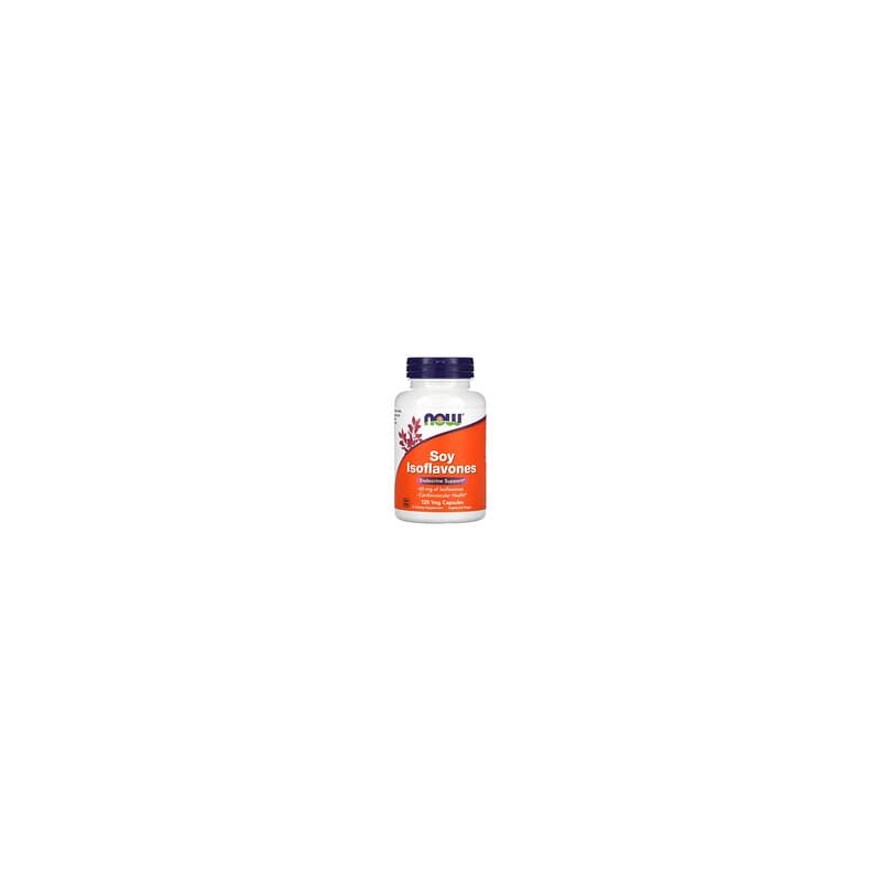 NOW Foods, Isoflavonas de soya, 120 cápsulas vegetales