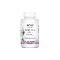 NOW Foods, Solutions, Belleza de sílice de bambú, 90 cápsulas vegetales