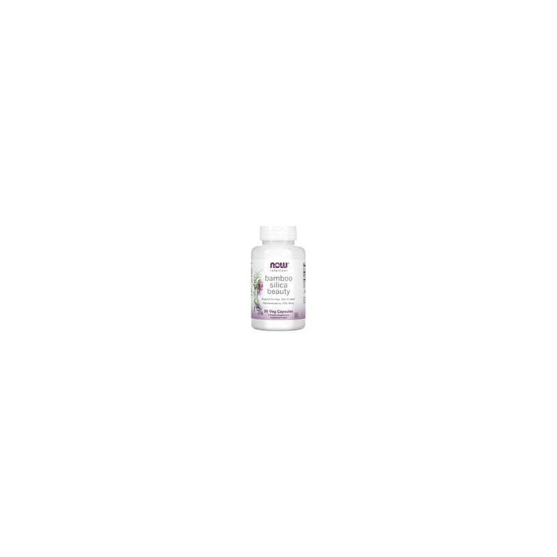 NOW Foods, Solutions, Belleza de sílice de bambú, 90 cápsulas vegetales
