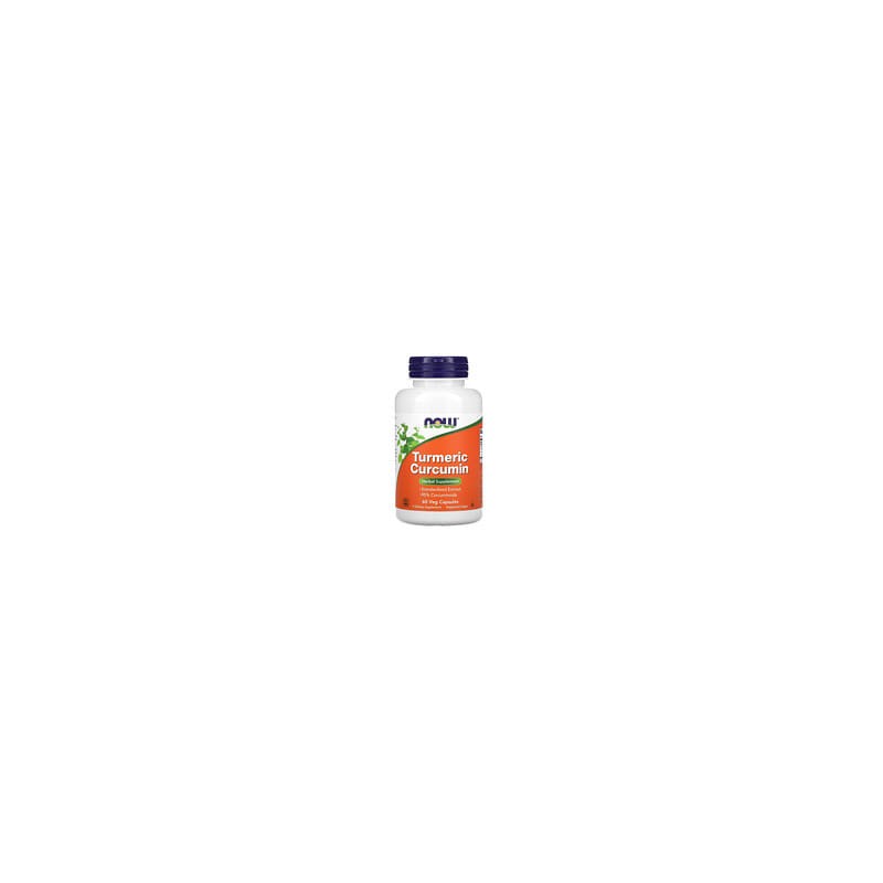 NOW Foods, Curcumina de cúrcuma, 60 cápsulas vegetales