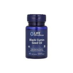 Life Extension, Aceite de semilla de comino negro, 500 mg, 60 cápsulas blandas