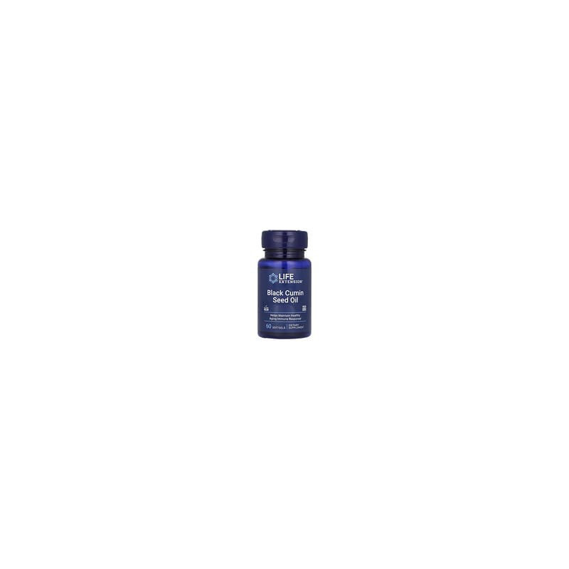 Life Extension, Aceite de semilla de comino negro, 500 mg, 60 cápsulas blandas