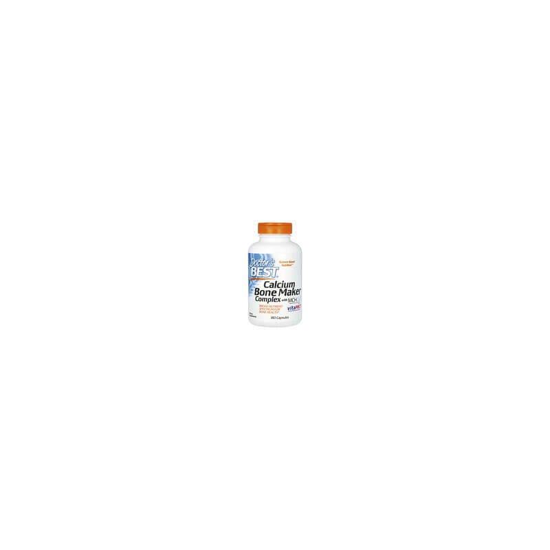 Doctor's Best, Complejo Bone Maker de calcio con MCHCal y VitaMK7, 180 cápsulas