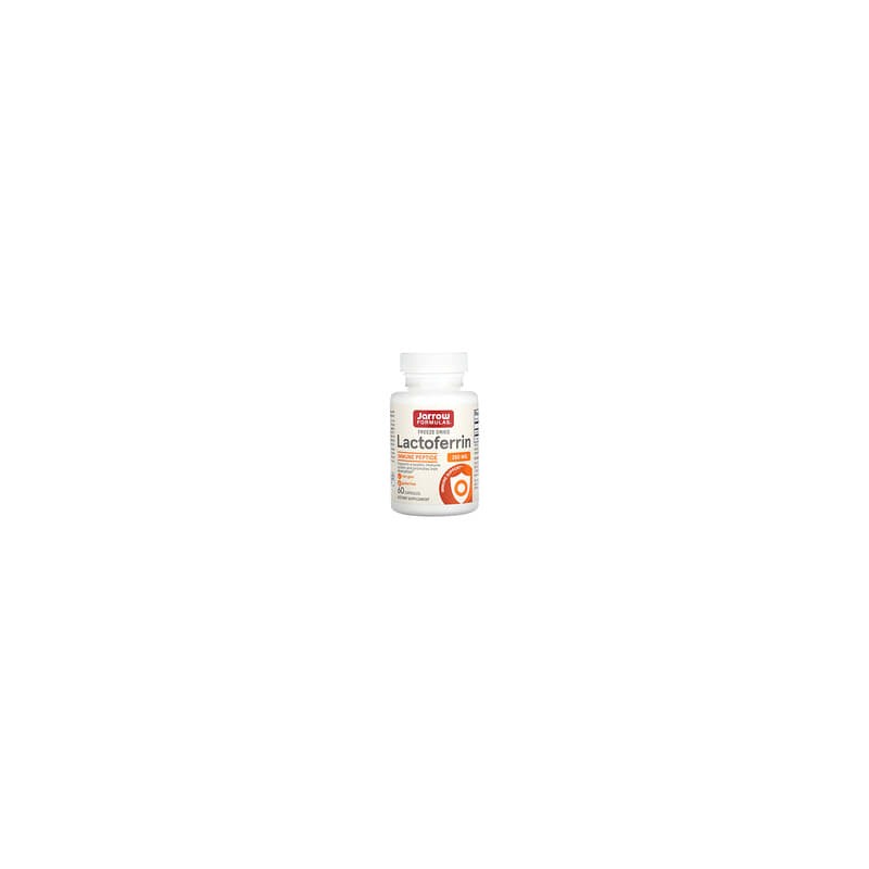 Jarrow Formulas, Lactoferrina, Liofilizada, 250 mg, 60 cápsulas