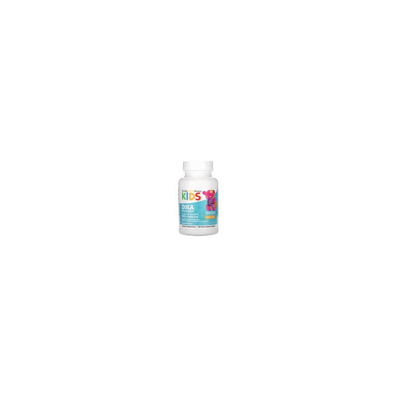 California Gold Nutrition, Comprimidos masticables de DHA para niños, Bacalao 100 % silvestre del Ártico, Fresa y limón, 180 cáp