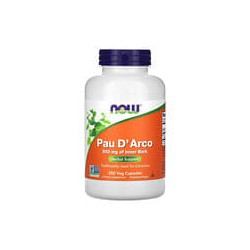 NOW Foods, Lapacho rosado, 1000 mg, 250 cápsulas vegetales (500 mg por cápsula)