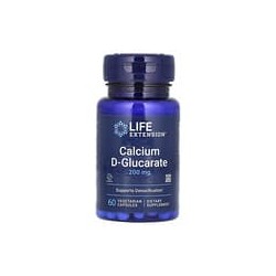 Life Extension, D-glucarato de calcio, 200 mg, 60 cápsulas vegetales