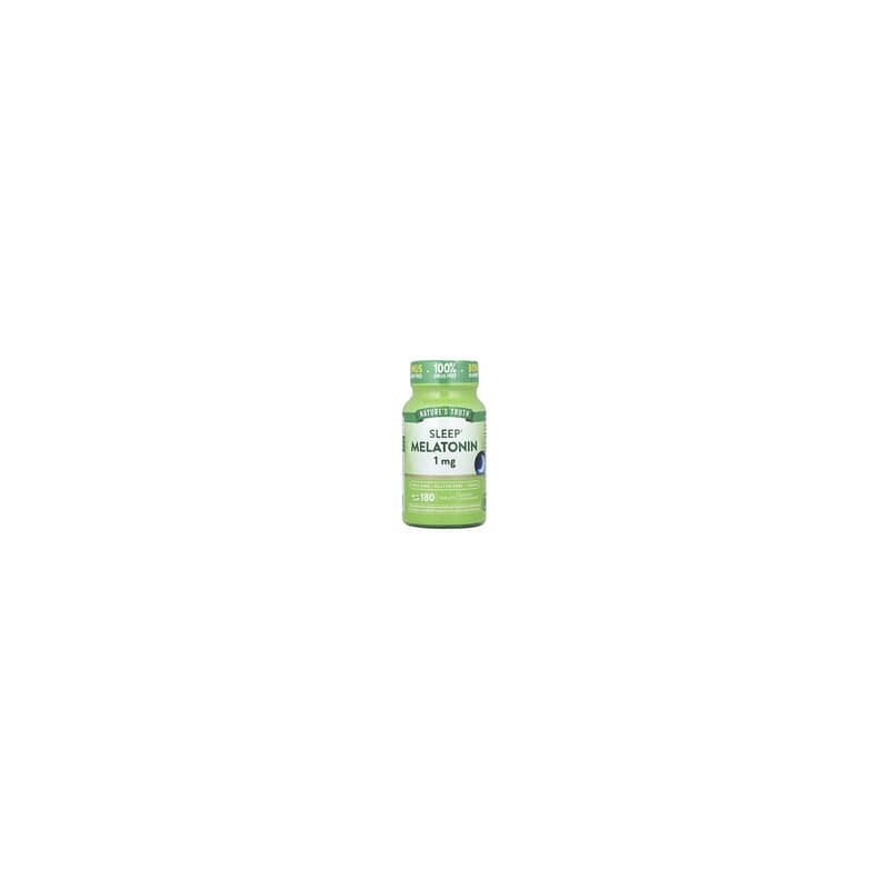 Nature's Truth, Melatonina para favorecer el sueño, 1 mg, 180 comprimidos
