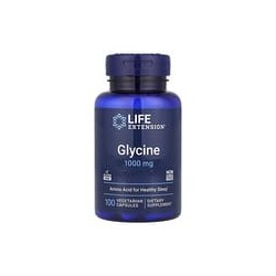 Life Extension, Glicina, 1000 mg, 100 cápsulas vegetales