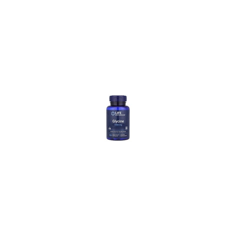 Life Extension, Glicina, 1000 mg, 100 cápsulas vegetales