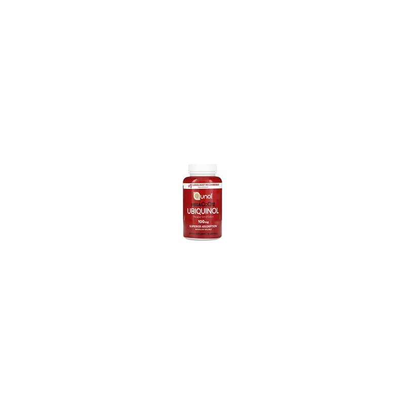 Qunol, Ubiquinol, Mega CoQ10, 100 mg, 60 cápsulas blandas