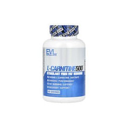 EVLution Nutrition, L-Carnitine500®, Suplemento de L-carnitina, 500 mg, 120 cápsulas