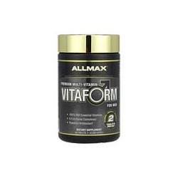 ALLMAX, Vitaform, Suplemento multivitamínico prémium para hombres, 60 comprimidos