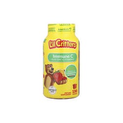 L'il Critters, Immune C, Refuerzo para el sistema inmunitario con vitamina C, zinc y vitamina D, 190 gomitas