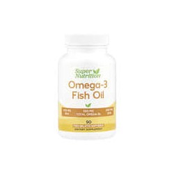Super Nutrition, Aceite de pescado con omega-3 y triglicéridos VivoMega, 1000 mg, 90 cápsulas blandas de pescado
