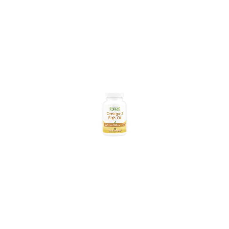 Super Nutrition, Aceite de pescado con omega-3 y triglicéridos VivoMega, 1000 mg, 90 cápsulas blandas de pescado