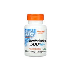 Doctor's Best, Benfotiamina con BenfoPure, 300 mg, 60 cápsulas vegetales