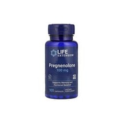 Life Extension, Pregnenolona, 100 mg, 100 cápsulas