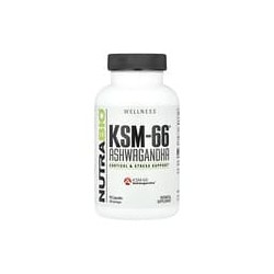 NutraBio, Ginseng indio KSM-66, 600 mg, 90 cápsulas vegetarianas