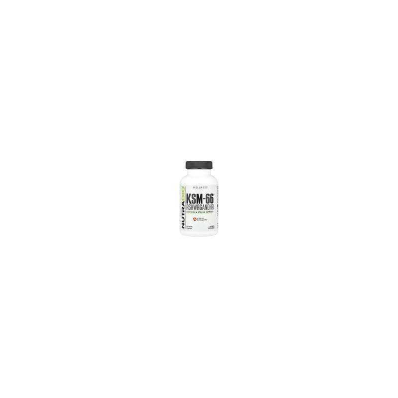 NutraBio, Ginseng indio KSM-66, 600 mg, 90 cápsulas vegetarianas