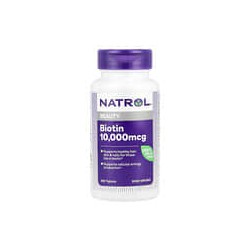 Natrol, Biotina, Concentración máxima, 10.000 mcg, 200 comprimidos