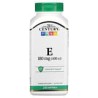 21st Century, Vitamina E, 180 mg (400 UI), 250 cápsulas blandas